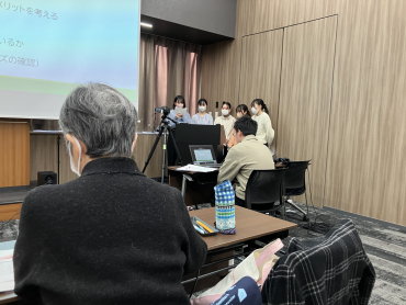 西田・水谷ゼミの発表の様子の画像